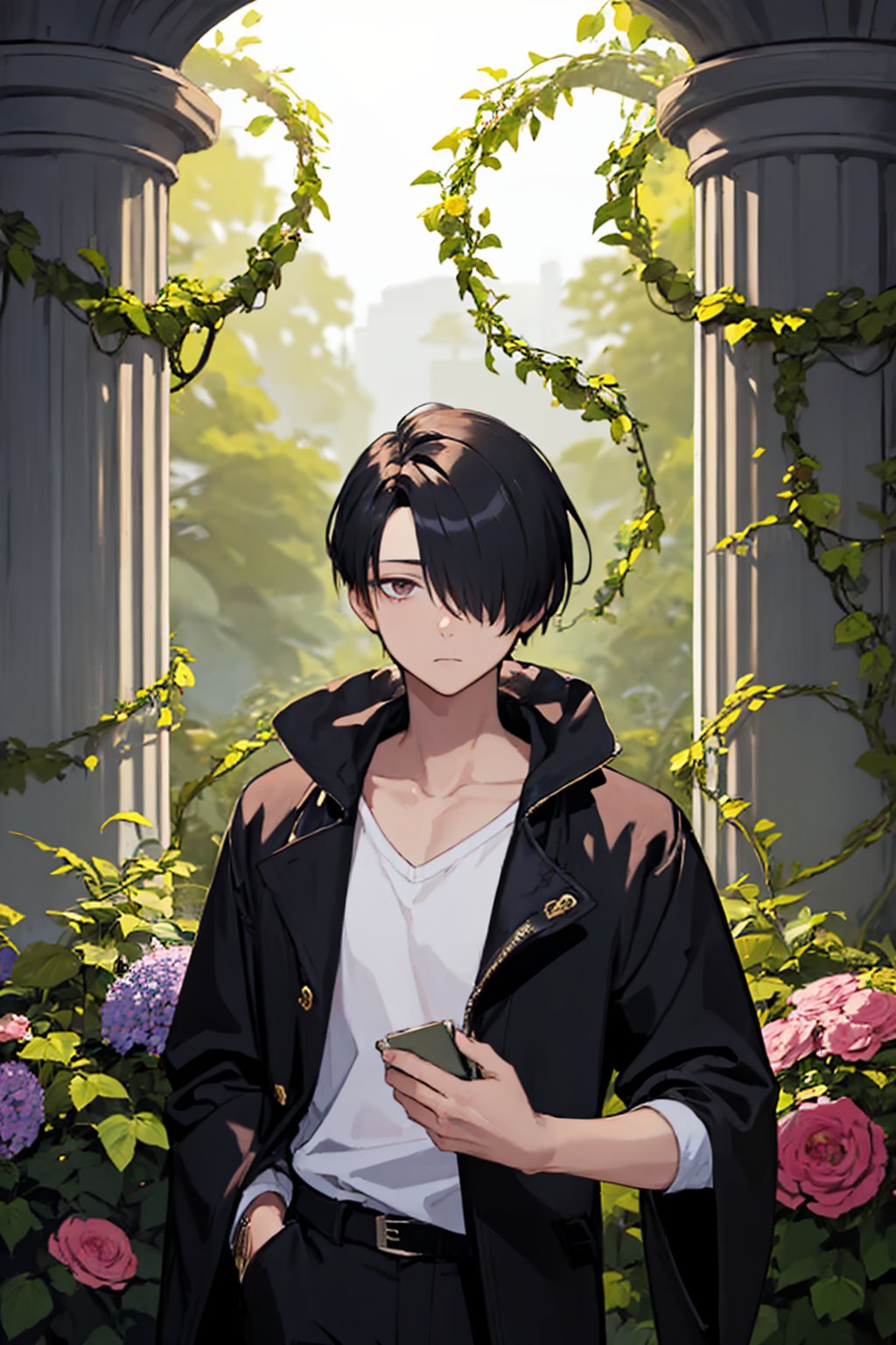 00063-668829358-(masterpiece, best quality_1.2), solo, male focus, 1boy, expressionless, looking at viewer, hair over one eye, pillar, vines, fl.jpg